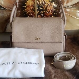 Taupe Shoulder Bag House of Little Bunny 24cm GL